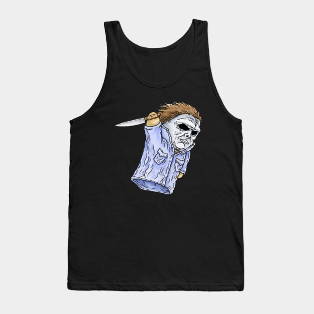 Michael Myers - Horror Hand Puppet Tank Top by ScottBokma